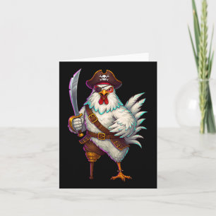 Carte Pirate Poulet Drôle Costume D'Halloween Pour Homme