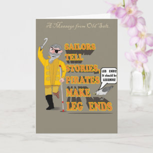 CARTE PIRATE ; SEL ANCIEN