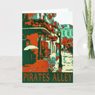 Carte Pirates Alley Quartier Français Nouvelle-Orléans