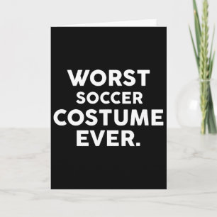 Carte Pire costume de football jamais pour les joueurs d