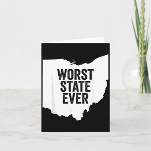 Carte Pire État de tous Ohio