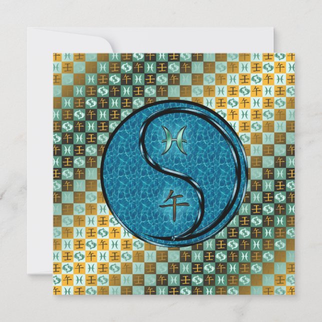 Carte Pisces & Eau Cheval (Devant)