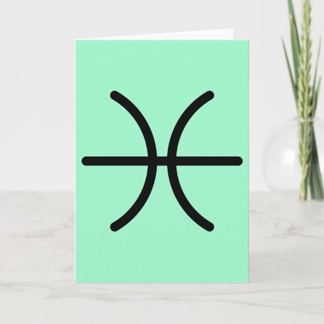 Carte Pisces Greeting Card (Devant)