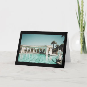 Carte piscine au Château de Hearst...