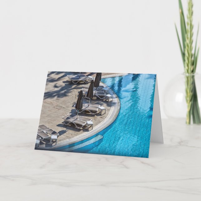 Carte Piscine De Vacances (Devant)