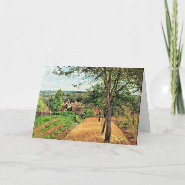 Carte Pissarro - Orchards de Louveciennes, art (Devant)