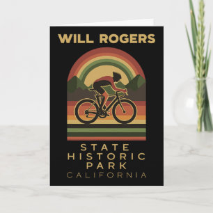 Carte Piste cyclable de Will Rogers State Historic Park
