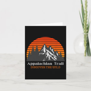 Carte Piste des Appalaches Coucher de soleil Vintage Ran