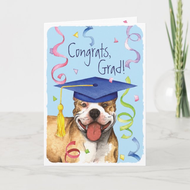 Carte Pit Bull Graduate (Devant)