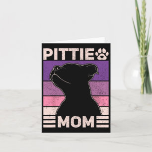 Carte Pittie Maman Pitbull Maman Chien Propriétaire Femm