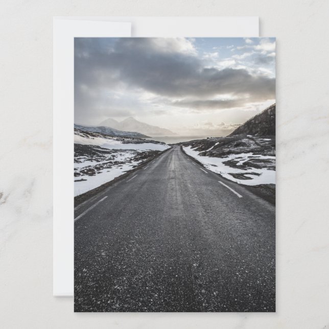Carte pittoresque Road Norway Landcape (Devant)