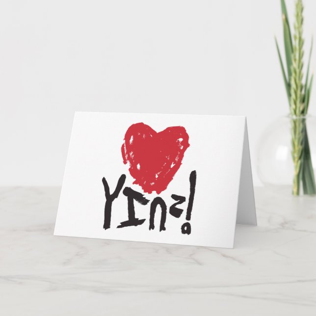 CARTE PITTSBURGH LUV YINZ VALENTINE (Devant)