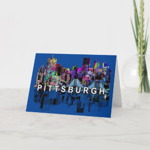 Carte Pittsburgh, Pennsylvanie en graffiti