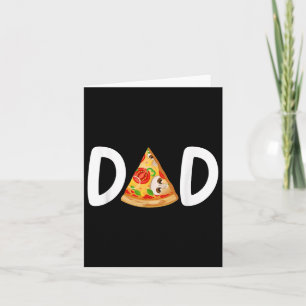 Carte Pizza d'anniversaire de papa 1ère Pizza d'annivers