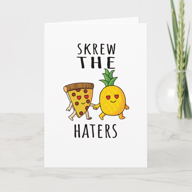 Carte Pizza Hawaii Pineapple Pizza Food (Devant)