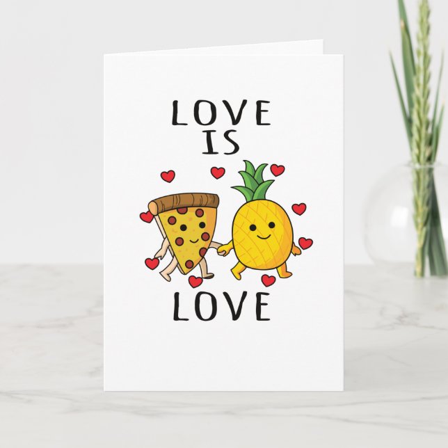 Carte Pizza Hawaii Pineapple Pizza Food (Devant)