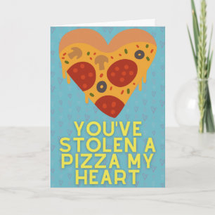 Carte Pizza Lover Funny Valentine Card
