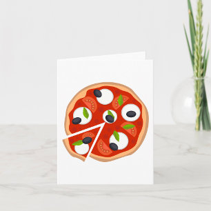 Carte Pizza Mozzarella aux Tomates et Basilic