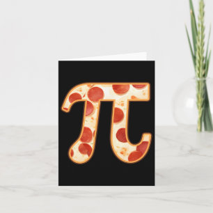 Carte Pizza Pi Day Geek Nerd Italien Math Thanksgiving H