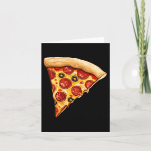 Carte Pizza Slice Minimaliste