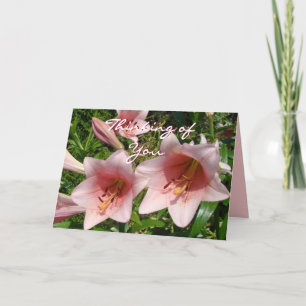 Carte Pk Trumpet Lily #3- personnaliser à toute occasion