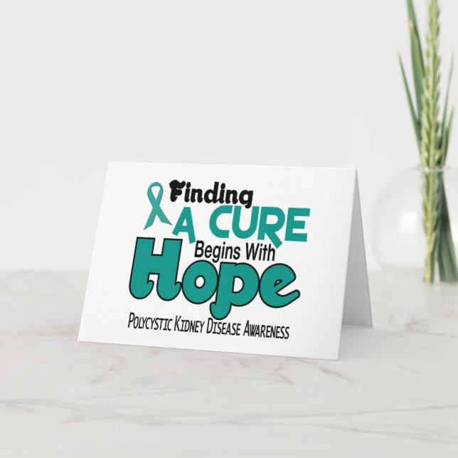 Carte PKD Maladie rénale polykystique HOPE 5 (Devant)