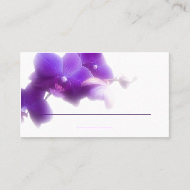 Carte Place violet (3,5 po x 2,0 po, pack 100) (Devant)
