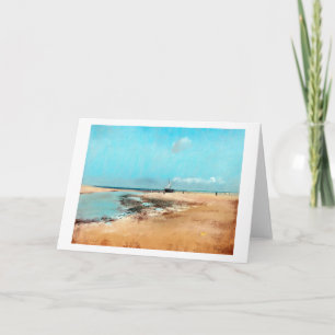 Carte Plage à Low Tide (Bouche de la rivière), Edgar Deg