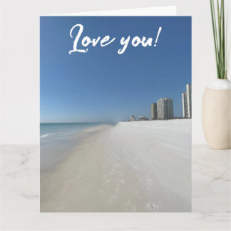 Carte Plage d'amour