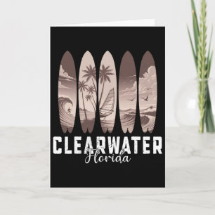 Carte Plage de Clearwater Floride Planche de surf Hommes