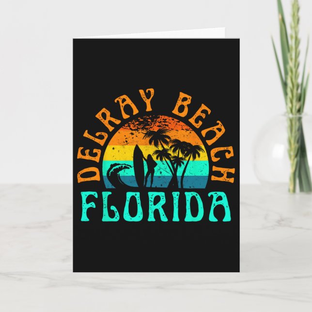Carte Plage de Delray _1  (Devant)