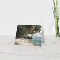 Plage de l'île tropicale Océan Anniversaire person