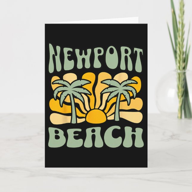 Carte Plage de Newport (Devant)