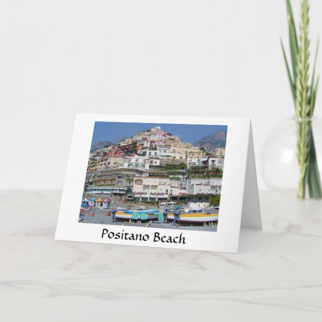 Carte Plage de Positano (Devant)