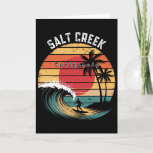 Carte Plage de Salt Creek Californie Surf