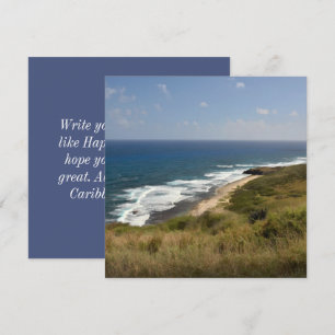 Carte Plage Mer Sable Nature Ciel Caraïbes USVI Note