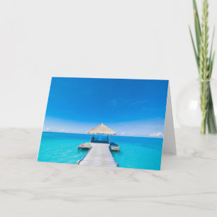 Carte Plage Paradise   Station tropicale, Maldives