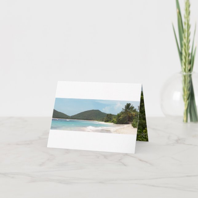 Carte Plage Porto Rico du flamenco de Culebra (Devant)