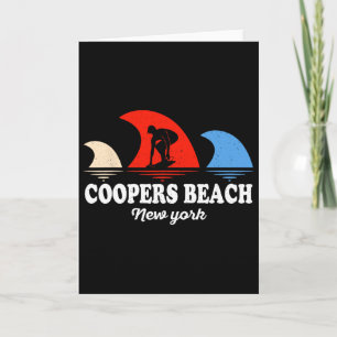 Carte Plage rétro de Coopers à New York Surfboarding
