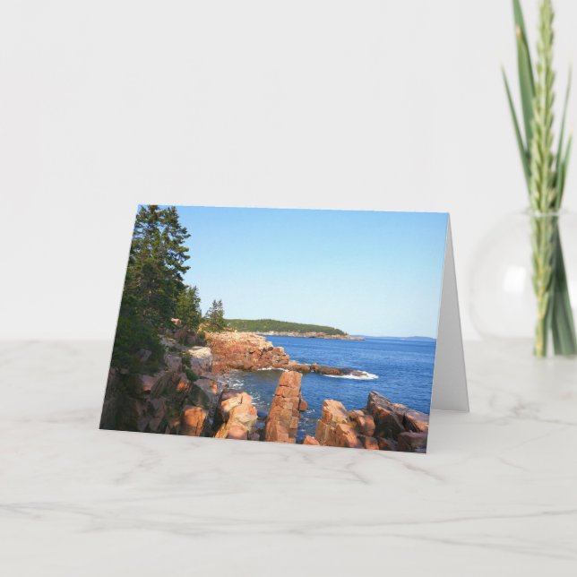 Carte Plage rocheuse d'Acadia près de Thunder Hole (Devant)