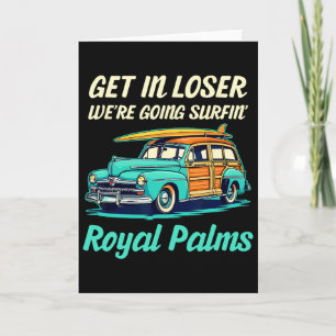 Carte Plage Royal Palms Californie Surf Femmes Hommes Vi