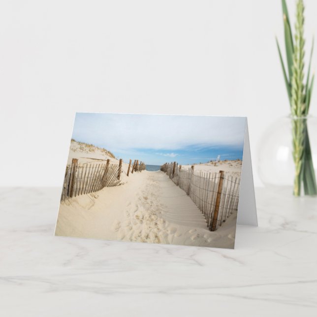 Carte Plage tranquille (Devant)