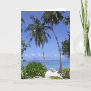 Carte Plage tropicale
