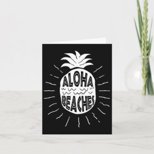 Carte Plages d'Aloha Hawaii Beach Vacances d'été Hommes