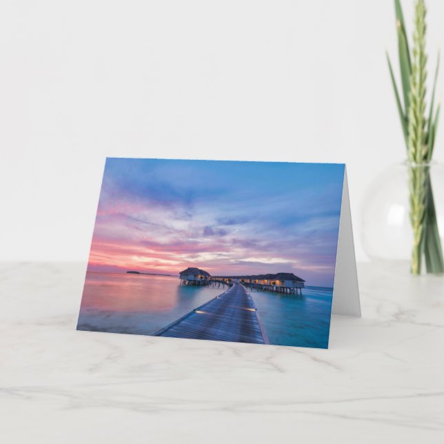 Carte Plages tropicales | Bungalows Maldives (Devant)