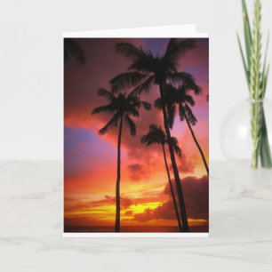 Carte Plages tropicales Maui Hawaii