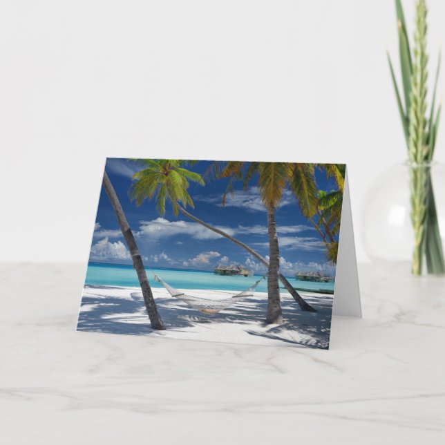 Carte Plages tropicales | Sandy Beach, Maldives (Devant)
