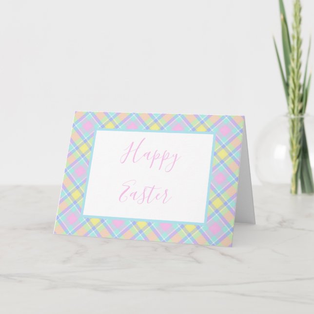Carte Plaid pastel (Devant)