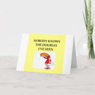 Carte plaisanterie de joueur de pont