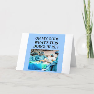 Carte Plaisanterie de médecin de DOCTEUR